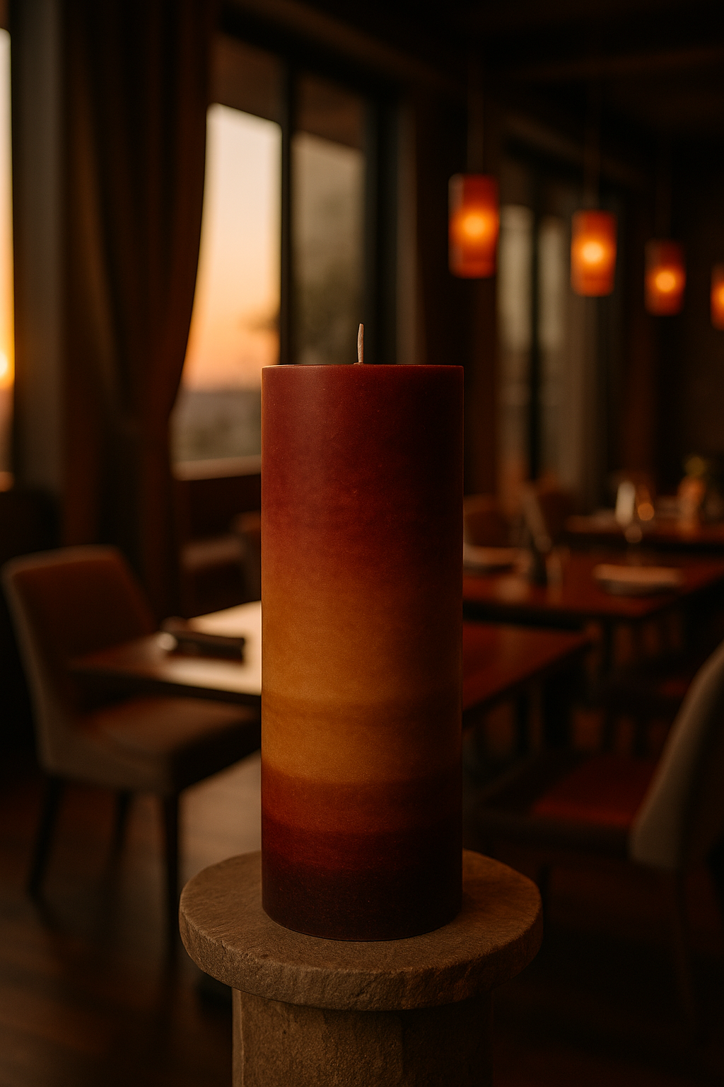 Linha Ocaso – Velas Esculturais Inspiradas no Pôr do Sol